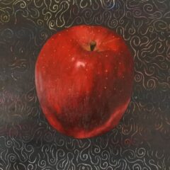 独学で描くりんごの油絵！シンプルで簡単な描き方