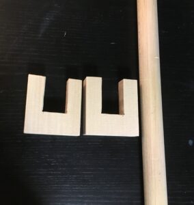 腕鎮 油絵 自作 DIY 木