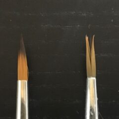 【油絵初心者】割れた筆の再利用！