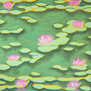 緑色の絵を飾る効果について