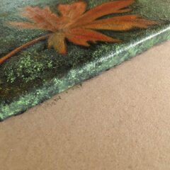 【油絵初心者】キャンバス側面まで油絵を描こう！