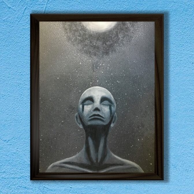 油絵　Oil painting　DUO　独学