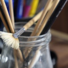 【油絵初心者】どう使うの？扇筆の使い方