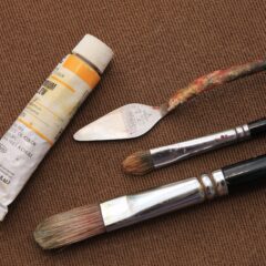 【油絵初心者】ペインティングナイフの種類と使い方について