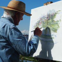 【油絵初心者】屋外で絵を描くときに必要なもの