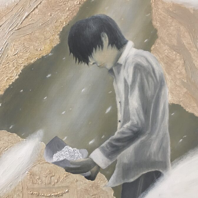 油絵 R.I.P. oilpainting