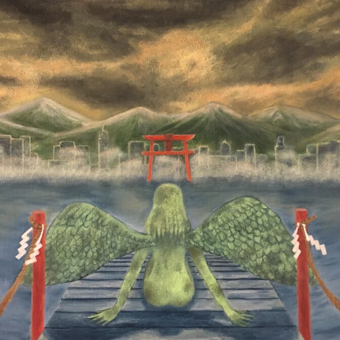 Lapse　油絵　Oil painting