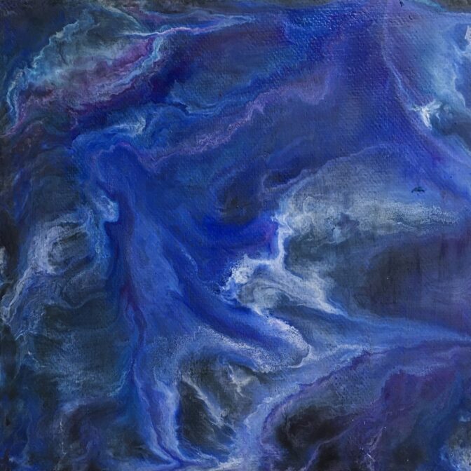 ポーリングアート 初心者 初めて 自作 宇宙 100均