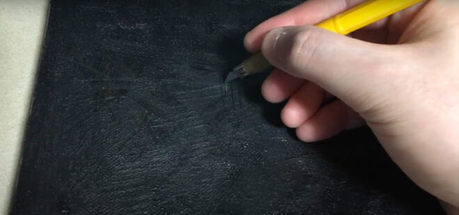 絵 削る カッター