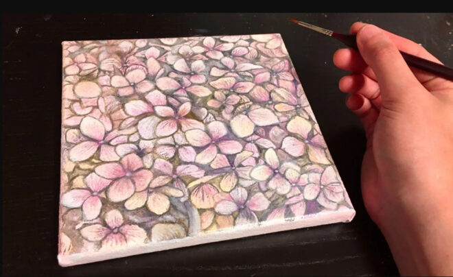 赤 絵画 インテリア 効果