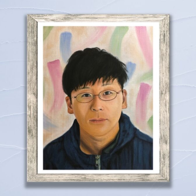 油絵　肖像画　人物画　Portrait　