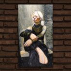 油絵　肖像画　人物画　Portrait　女性