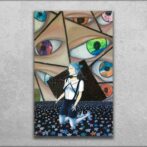 油絵　ポーリングアート フルイドアート　