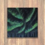 油絵　インテリア　オーロラ　夜景　絵画