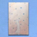 春 桜 油絵 インテリア 淡い