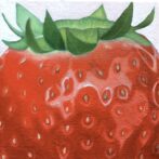 油彩画 SM（サムホール）サイズ 「Strawberries」 | toka718