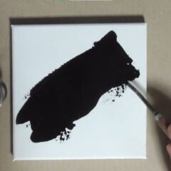 超漆黒！最強の黒色アクリルガッシュ『ブラックホール』！