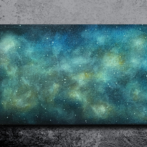 油絵　絵画　肉筆　キャンバス　夜空　星　天の川